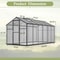 Premium Outdoors Greenhouse With Lockable Door And Adjustable Roof Vent For Durable Gardening 4