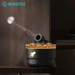 cannon aromatherapy diffuser jellyfish spray air humidifier 7 color led night light essential oil diffuser ultrasonic