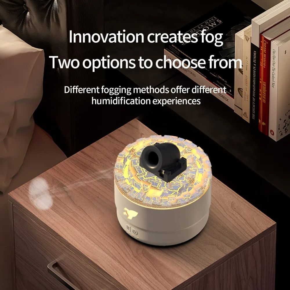 Cannon Aromatherapy Diffuser Jellyfish Spray Air Humidifier 7 Color LED Night Light Essential Oil D 1