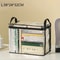 Foldable Transparent Waterproof Book Organizer Storage Box For Home School Dorm 8