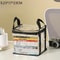 Foldable Transparent Waterproof Book Organizer Storage Box For Home School Dorm 6