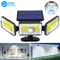 LED Solar Power Wall Lights PIR Motion Sensor Outdoor Garden Security Lamp 3 Mode Waterproof Flood 0