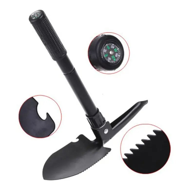 Multi Purpose Survival Shovel Portable Foldable Military Shovel For Camping Hiking Off Road Emerge 2