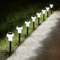 Solar Power Landscape Lights LED Outdoor Garden Yard Pathway Art Lamps With Mandala Pattern Project
