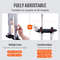 Adjustable Aluminum Tool Stilts with Protective Knee Pads, Heavy-Duty Non-Slip Work Stilts for Home