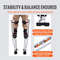 Adjustable Aluminum Tool Stilts with Protective Knee Pads, Heavy-Duty Non-Slip Work Stilts for Home