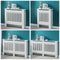 White Radiator Cover Wall Cabinet MDF Modern Wood Cabinet Grill Cover For Living Room Decor 0