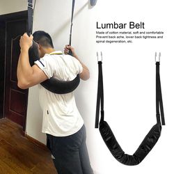 soft comfortable spine decompression device with lightweight back stretcher for home, office & car travel relief