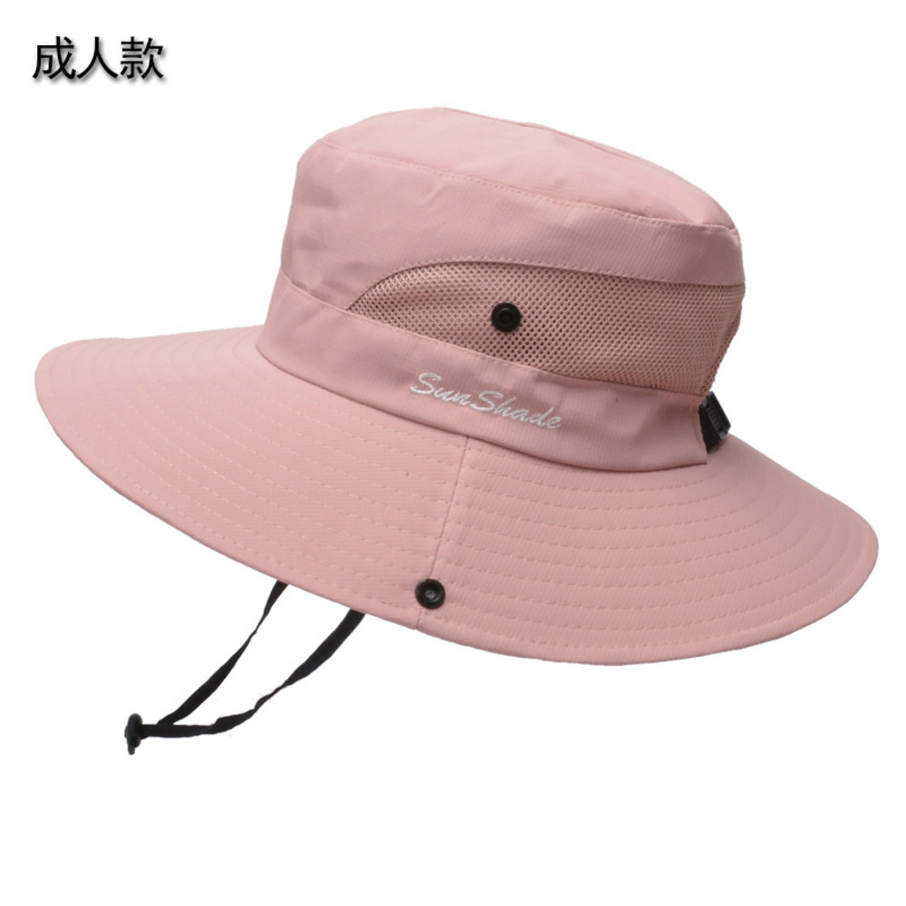 Outdoor Bucket Hat for Men, Summer Breathable Mesh Panama Cap, Cotton Sun Protector Jungle Fishing Hiking Beach Hat