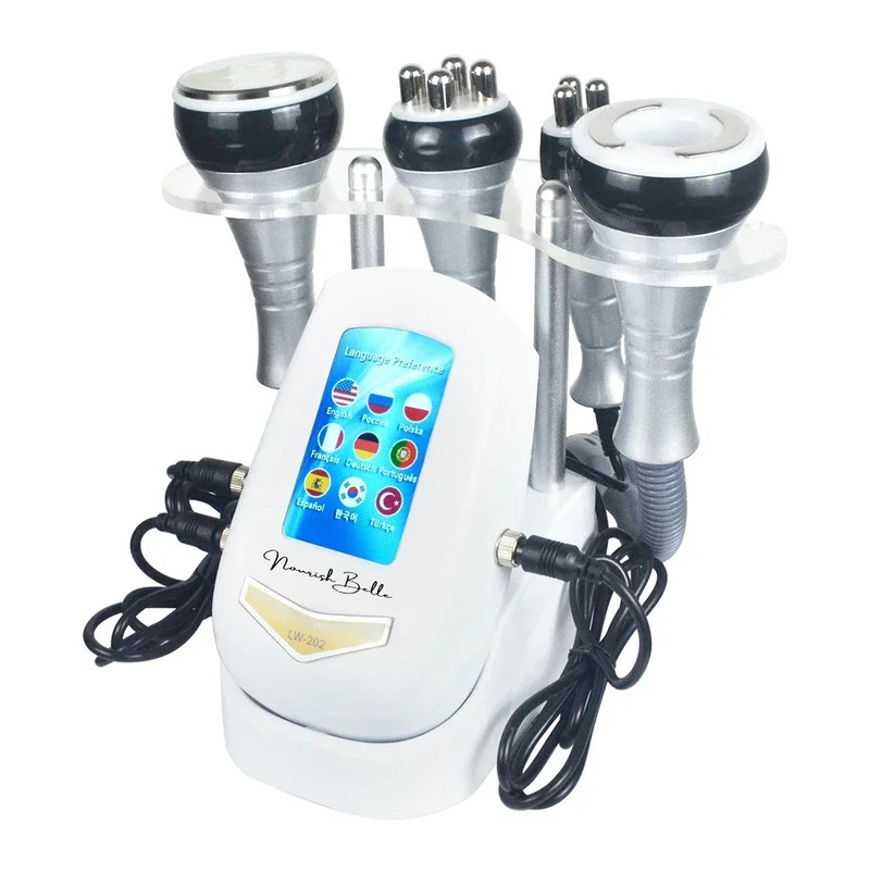 Cavitation Body Slimming Machine Facial Massager Vacuum Suction Skin Tightening Face Lifting Beauty Device for Home Spa