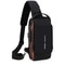 Classic PU Leather Men Crossbody Chest Bag, Anti-Theft Multifunctional Shoulder Bag for Travel, Work & Casual Outfits