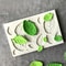 Rose Leaf Shape Chocolate Mold 3D Silicone Fondant Mold Leaf Candy Mold for DIY Cake Decorating Gum Paste Crafts Baking