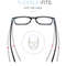 Premium Blue Light Blocking Men's Glasses Gaming Anti Ray Eyeglasses for Computer & Transparent Fashion Eyewear