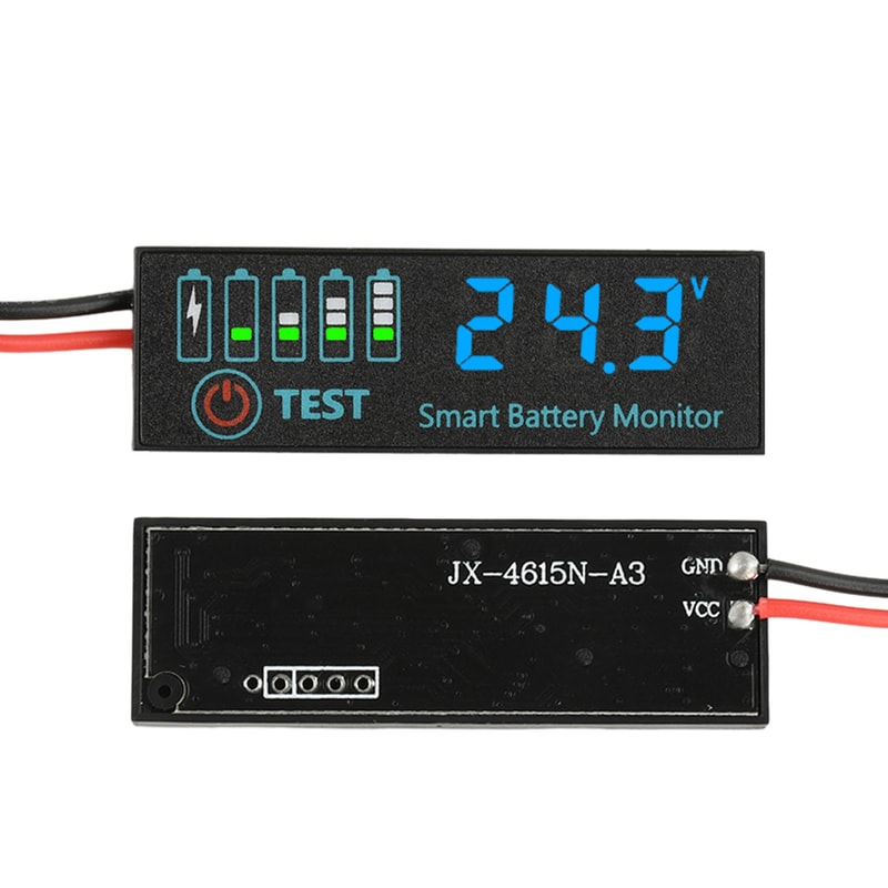 LED Indicator Acid Battery & Lithium Battery Voltage Charge Indicator, Universal Battery Charge Indicator Panel