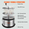 Manual Leaf Bowl Trimmer with Clear Dome and Stainless Steel Blades, Trimmer Bowl Manual Bud Trimmer