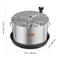 Manual Leaf Bowl Trimmer with Clear Dome and Stainless Steel Blades, Trimmer Bowl Manual Bud Trimmer