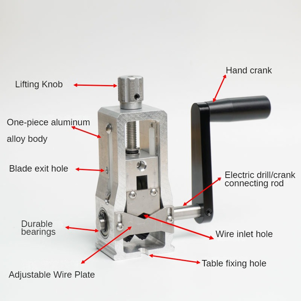 Aluminum Alloy Manual Stripper, Electromechanical Dynamic Stripper & Copper Wire Drill Stripping Machine