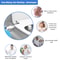 Bidet Toilet Seat New Lightweight Ultra Thin Non Electric Double Nozzle Adjustable Water Pressure E 4
