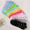 10/20/30/50/100Pairs Heart Print Socks – Valentine's Day Candy Colored Ankle Socks for Women – Cute Stockings & Hosiery