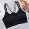Ultimate Women Seamless Sports Bra, Full Coverage Yoga Crop Top with Wide Straps for Maximum Comfort & Support