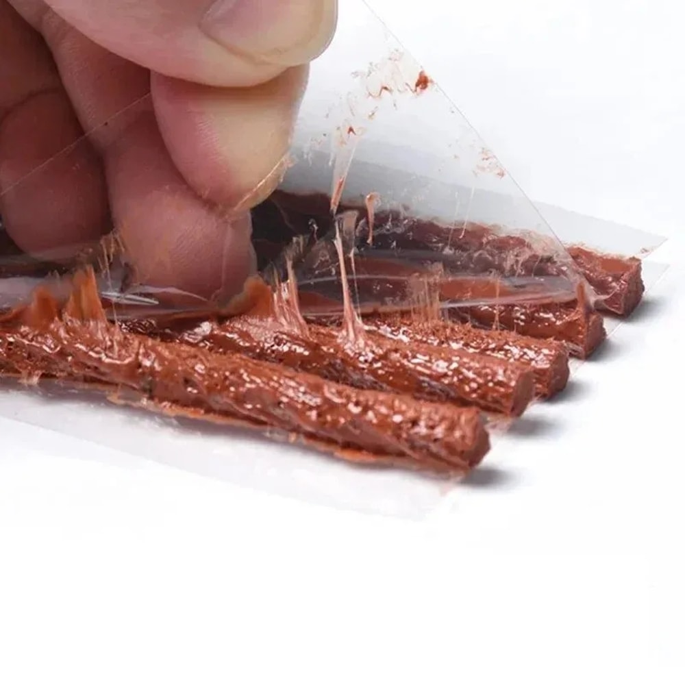 Car Tire Repair Tool Kit With Rubber Strip Tubeless Tyre Puncture Studding Plug For Motorcycle Tru 3