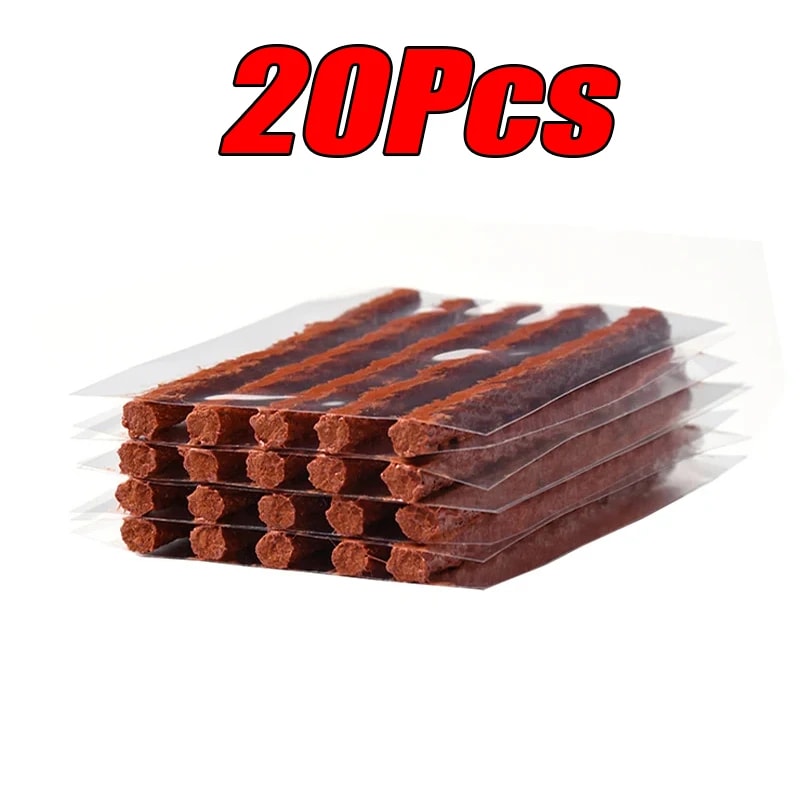 Car Tire Repair Tool Kit With Rubber Strip Tubeless Tyre Puncture Studding Plug For Motorcycle Tru 6