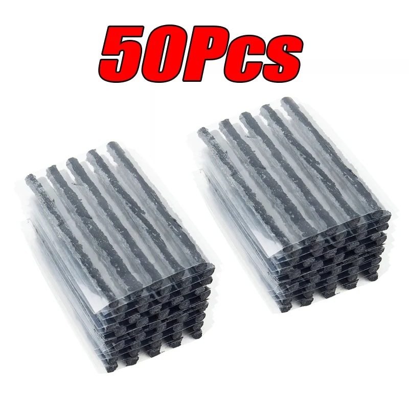 Car Tire Repair Tool Kit With Rubber Strip Tubeless Tyre Puncture Studding Plug For Motorcycle Tru 11