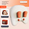 Wireless Trapezius Electric Massage Pillow, Shiatsu Kneading Heating Massager for Neck, Waist, Back, Leg & Cervical Pain