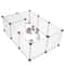 Freely Combined Small Pet Playpen Fence Foldable DIY Dog Cat Cage Yard Enclosure For Kitten Rabbit 3