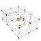 Freely Combined Small Pet Playpen Fence Foldable DIY Dog Cat Cage Yard Enclosure For Kitten Rabbit 3