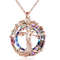 Exquisite Celtic Family Tree Necklace Circle Crystal Tree Of Life Jewelry Meaningful Gift For Women 6