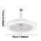 Rotatable 3in1 Ceiling Fan with Remote Control Adjustable Lighting Lamp, E27 Converter Base for Bedroom & Living Room