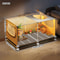 Indoor Rutin Chicken Cage for Quail Poultry, Large Winter Pet Raising Box Landscaping Viewing Hut for Backyard Chicken