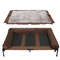 Extra Large Cooling Elevated Dog & Pet Cot Bed, Waterproof Raised Lounger with Supportive Bolster, Indoor/Outdoor Use