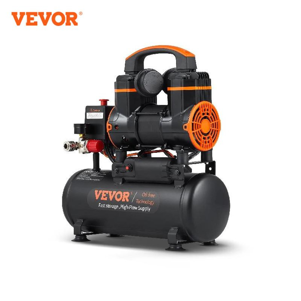 Quiet VEVOR Air Compressor OilFree Portable Silent Pump For Tire Inflation Garage Workshop  DIY Hom 0