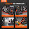 Quiet VEVOR Air Compressor OilFree Portable Silent Pump For Tire Inflation Garage Workshop  DIY Hom 1