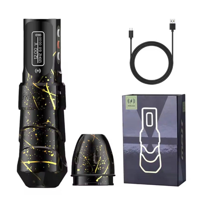 Tattoo Pen Machine With 2400mAh Battery Stroke Coreless Motor Rechargeable Rotary Tattoo Gun For Ar 10