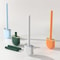 Wall Hanging Long Handle Toilet Brush, Silicone Cleaning Brush for Bathroom, Durable, Easy to Clean Toilet Brush Set