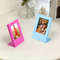 2PCS 3-Inch L-Shaped Photo Frame for FujiFilm Instax Mini, Acrylic Tabletop Display Stand