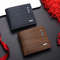 Luxury Leather Men Wallet, Cards Holder for Men, Portable Two Fold Billfold, Designer Small Purse Gift
