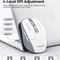 Xiaomi Bluetooth Mouse Wireless Dual Mode, Silent 1600 DPI, Ergonomic Portable Mouse for Android, PC, Laptop