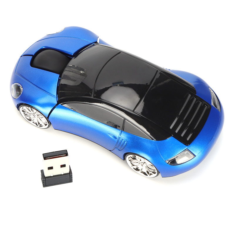 Smart Car Laptop Mouse Portable 2.4G Wireless Cordless Mouse, USB Receiver, Office Mouse for Tablet PC Computer