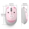 Wireless USB Mini Rechargeable Mouse, Cute Pink Cartoon Mause, Silent Click Ergonomic Optical Mice for Kids Gift