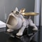 30cm Home Decor Bulldog Figurine, Resin Dog Statue Storage Box Animal Ornament & Art Sculpture for Living Room, Office