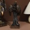Goddess of Good Fortune & Wealth Sculpture, Blinded Greek Goddess Resin Ornament for Home Office Decoration