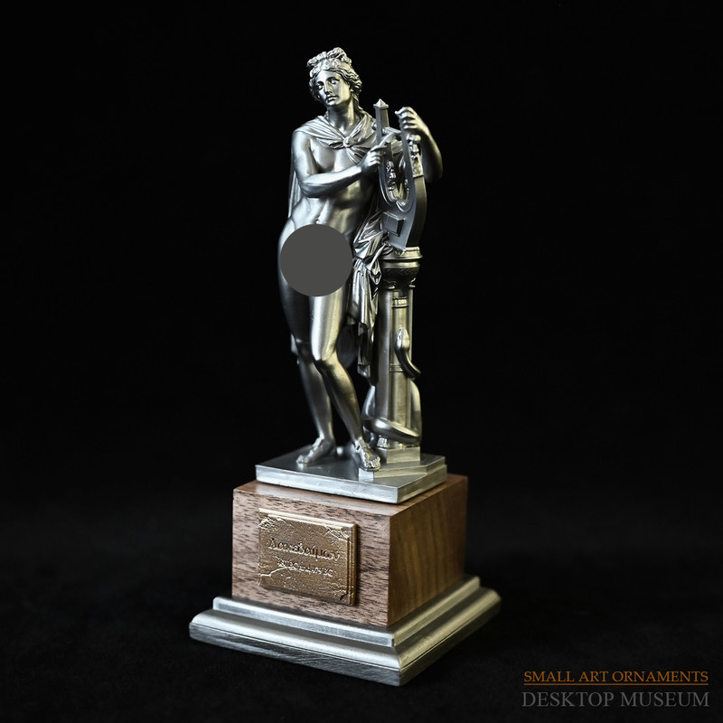 Roman Angel Statue Resin Container (140MM) – Elegant Desktop Ornament for Home & Office Decor