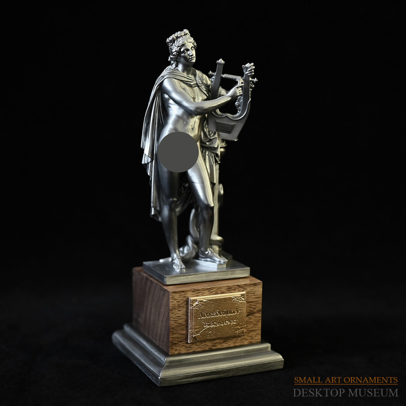 Roman Angel Statue Resin Container (140MM) – Elegant Desktop Ornament for Home & Office Decor