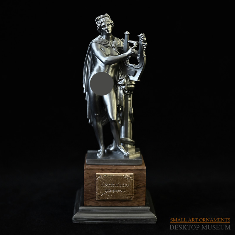 Roman Angel Statue Resin Container (140MM) – Elegant Desktop Ornament for Home & Office Decor