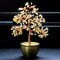 Lucky Abundance Crystal Feng Shui Tree, Wealth Attracting Prosperity Decor for Desk, Home & Office Feng Shui Money Tree