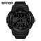 Student Sports Watch, Dual Display Waterproof Digital LED Watch, Multifunction Electronic Student Timepiece